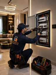 Electrical and plumbing icon