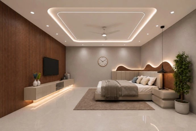 Minimal TV Lounge